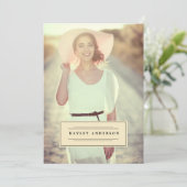 FOTOKLASSE VAN AFSTUDEREN 2016 KAART (Staand voorkant)