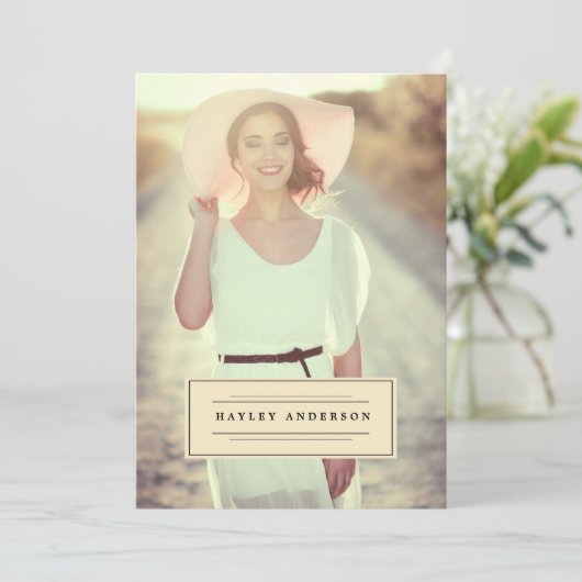 FOTOKLASSE VAN AFSTUDEREN 2016 KAART (Staand voorkant)