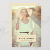 FOTOKLASSE VAN AFSTUDEREN 2016 KAART (Voorkant / Achterkant)