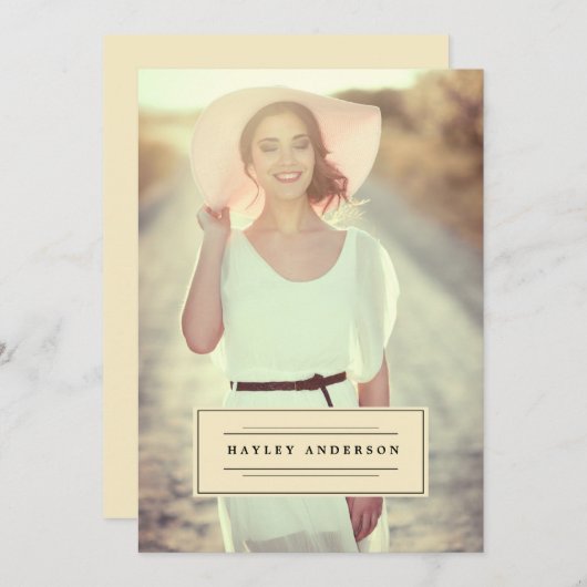 FOTOKLASSE VAN AFSTUDEREN 2016 KAART (Voorkant / Achterkant)