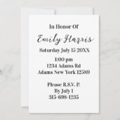 Fotoklasse van de Graduation Party Kaart 2023 (Achterkant)