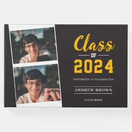 Fotoklasse van Grijs en Goud Gastenboek