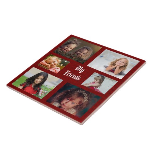 FOTOKLLAGE TEGELTJE (Zijkant)