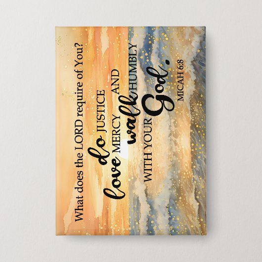 Fotoknop Magneet-Micah 6:8 Button (Voorkant)