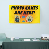 Fotokoekjes zijn hier! spandoek (Beurs)