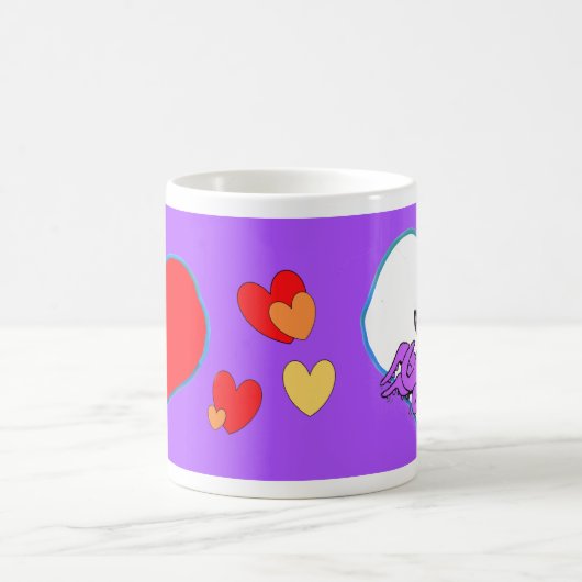 Fotokoffie Mok Paars (Center)