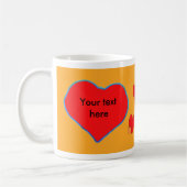 Fotokoffie Mok Sinaasappel (Links)