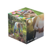 Fotokubus 5 Foto's (Voorkant hoekig)