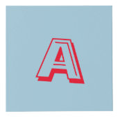 Fotokubus - alfabet blok met foto's (Voorkant)