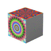 Fotokubus met fractale Afbeeldingen (Achter hoekig)
