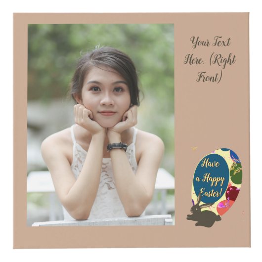 Fotokubus voor paasbunny Roos (Rechts)