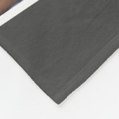 Fotokuil met Zigzag Fotogreep & familienaam Fleece Deken (Hoek)