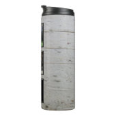 Fotokuilenhuisdieren op hout op maat thermosbeker (Geroteerd rechts)