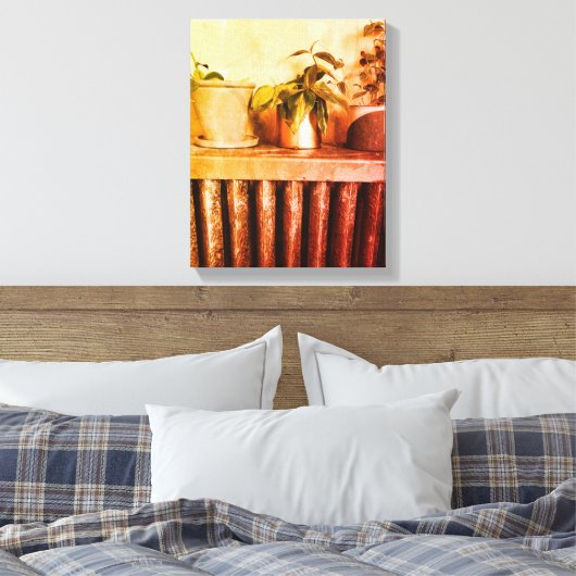 Fotokunst met gerasterd Canvas (Insitu (Slaapkamer))