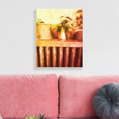 Fotokunst met gerasterd Canvas Afdruk (Insitu (Woonkamer))