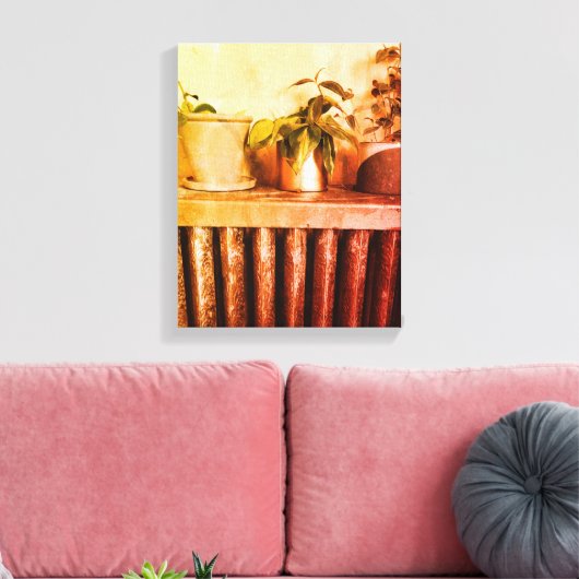 Fotokunst met gerasterd Canvas Afdruk (Insitu (Woonkamer))