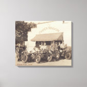 Fotokunst uit 1940 van Biker's Chuck Wagon Canvas Afdruk (Voorkant)