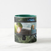 Fotokunst van Parrotlet Birds Coffee Mok Ringer Cu (Midden)