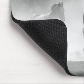 Fotokunstwerk voor zwarte en witte draaipaarden muismat (Hoek)