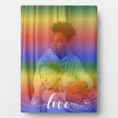 Fotoliefhebber regenboogbedekking fotoplaat (voorkant)