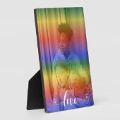 Fotoliefhebber regenboogbedekking fotoplaat (Zijkant)