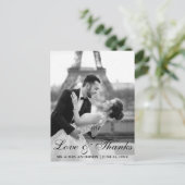 Fotoliefhebbers en Bedankt met een elegante en mod Briefkaart (Staand voorkant)