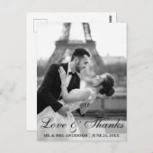 Fotoliefhebbers en Bedankt met een elegante en mod Briefkaart (Voorkant / Achterkant)