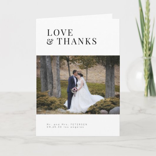 Fotoliefhebbers en bedankt moderne, minimalistisch (Voorkant)