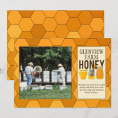 Fotoliefhebbers Foto Professionele bijenkorven Feestdagenkaart (Voorkant / Achterkant)