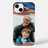 Fotoliefje: oma Blue Terracotta Gold Case-Mate iPhone Case (Achterkant)