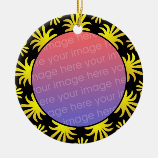 Fotolijst 011 keramisch ornament (Voorkant)