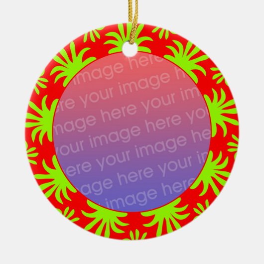 Fotolijst 08 keramisch ornament (Voorkant)