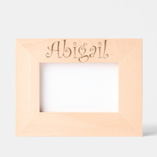 Fotolijst Baby "Abigail" – Geboorte Cadeau Gegraveerde Lijstjes