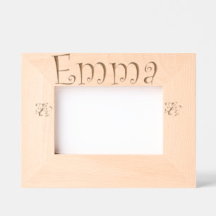 Fotolijst Baby "Emma" – Trendy stijl voor Cadeau Gegraveerde Lijstjes