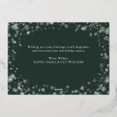 Fotolijst Goud Folie Feestdagenkaart (Achterkant)