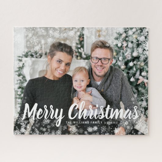 Fotolijst Kerstmis Legpuzzel (Horizontaal)
