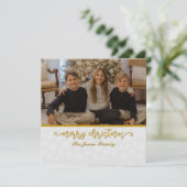 Fotolijst Kerstmis & Nieuwjaar Feestdagenkaart (Staand voorkant)