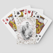 Fotolijst met Bloemen Pokerkaarten (Achterkant)