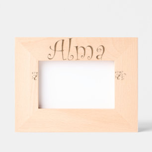 Fotolijst om te plaatsen "Alma" – Cadeau voor pasg Gegraveerde Lijstjes