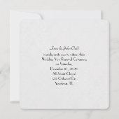 Fotolijst voor hernieuwing van huwelijksgeloften m kaart (Achterkant)