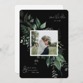 Fotolijstje met botanisch bladgroen Opslagdatum (Voorkant / Achterkant)