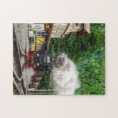 Fotolocomotief voor  stuurmachinetreinkleur 11 x 1 legpuzzel (Horizontaal)