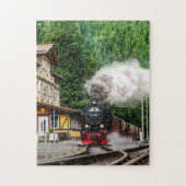 Fotolocomotief voor  stuurmachinetreinkleur 11 x 1 legpuzzel (Verticaal)