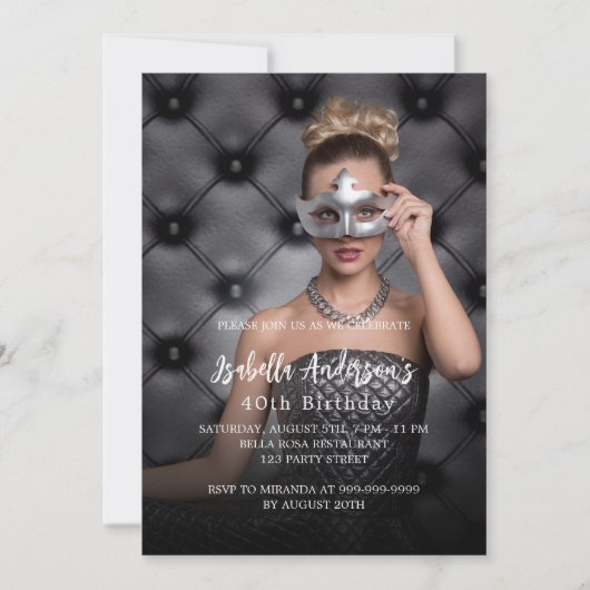 Fotoluxe op feestdag kaart (Voorkant)