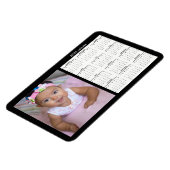 Fotomagneet 2025 Kalender Gepersonaliseerde Magnet Magneet (Linkerzijde)
