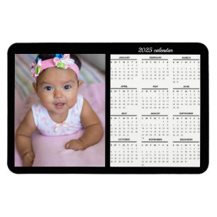 Fotomagneet 2025 Kalender Gepersonaliseerde Magnet Magneet