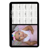 Fotomagneet 2025 Kalender Gepersonaliseerde Magnet Magneet (Verticaal)