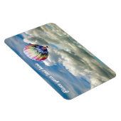 Fotomagneet - luchtballon (sjabloon) magneet (Rechterzijde)