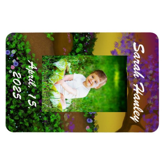  fotomagneet, magisch bos magneet (Horizontaal)