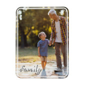 Fotomagneet met aangepaste foto en tekst magneet (Verticaal)